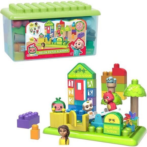 CoComelon Patch Academy, 53 Large Building Blocks Includes 6 Character Figures - Picture 2 of 6